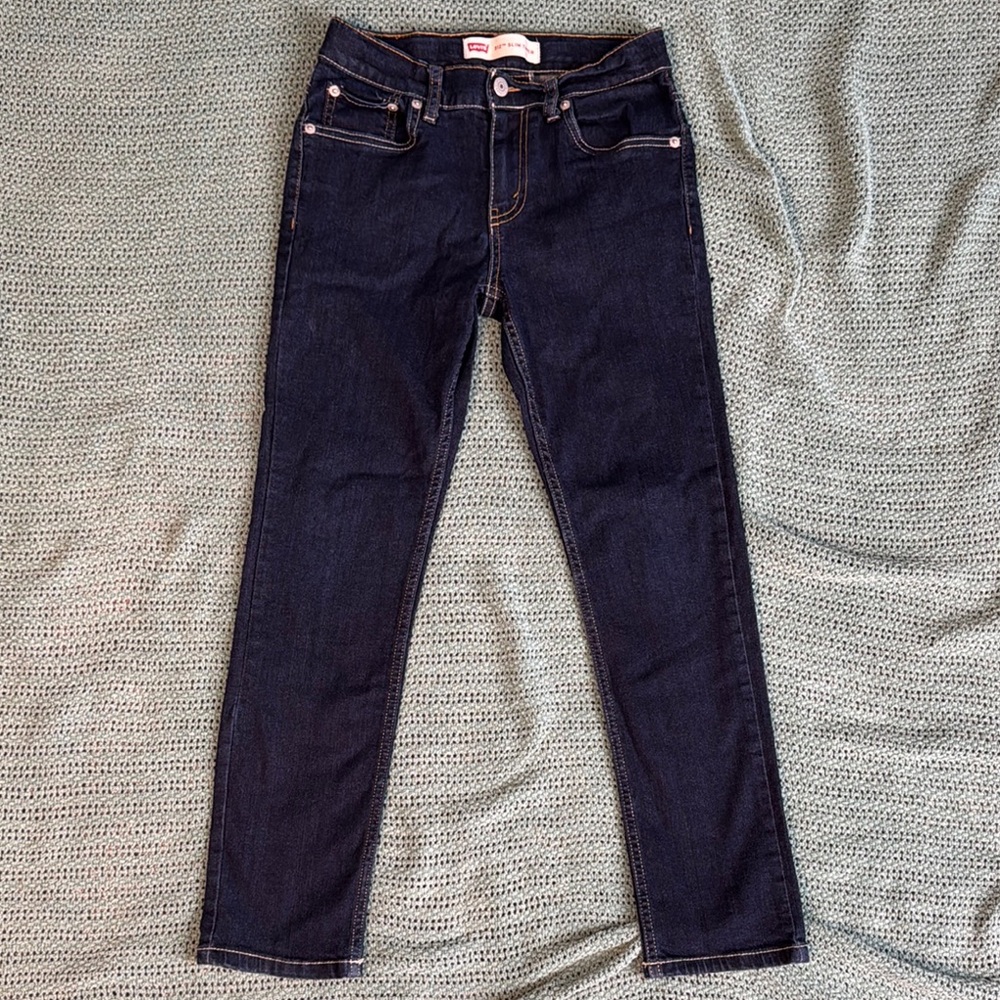 5/$25 Boys 12 Regular Levi’s Dark Blue Jeans
